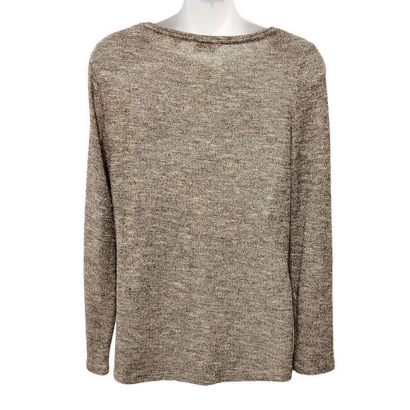 2/$20 Vintage Y2K Reitmans Silver Grey Top Blouse Size: Small - Picture 4 of 6